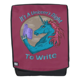 It's A Unicorn's Right To Write Backpack