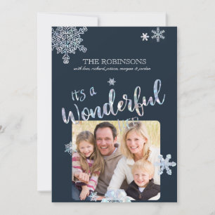 Its a Wonderful Life Christmas Photo Card