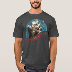 Its a Wonderful Life Distressed Classic Christmas T-Shirt