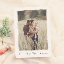 It's a Wonderful Life | Elegant Christmas Photo
