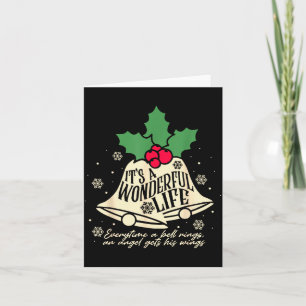 It's A Wonderful Life Every Time A Bell Rings Chri Card