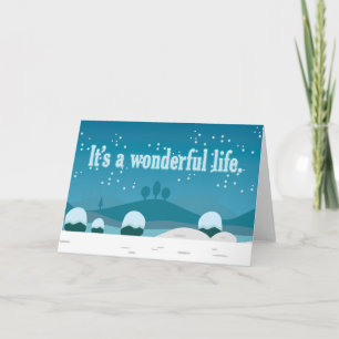 It's A Wonderful Life Greeting Card