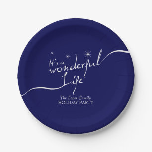 It's a Wonderful Life, Holiday Party Paper Plate