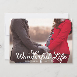 It's a Wonderful Life Holiday Photo Card