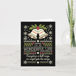 It's A Wonderful Life Shirt Everytime A Bell Rings Card