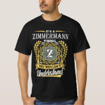 It's A Zimmermann Thing You Couldn't Understand