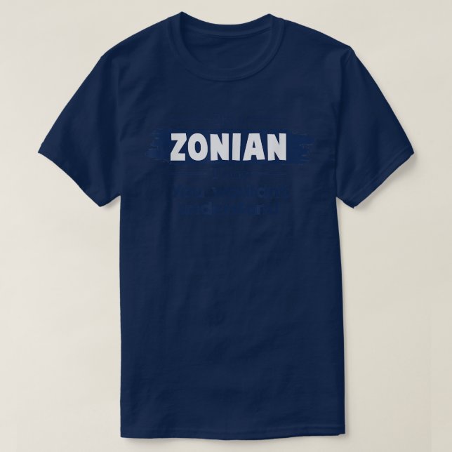 Its a Zonian Thing  Panama Canal Zone  T-Shirt (Design Front)
