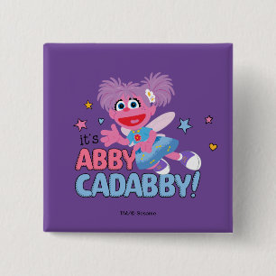 It's Abby Cadabby! 2 Inch Square Button