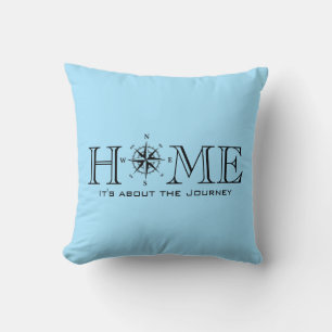It's about the Journey Throw Pillow