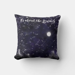 It's about the Journey Throw Pillow