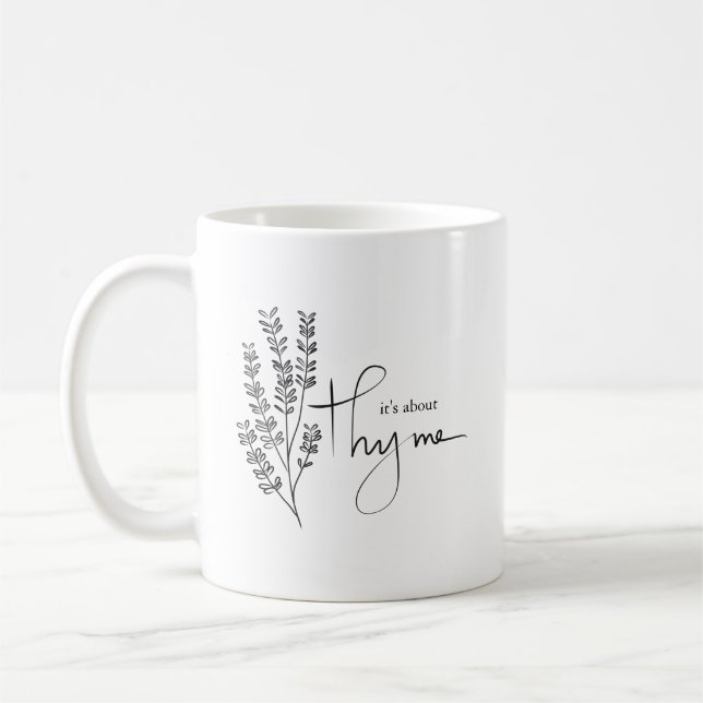 It's About Thyme Mug (Left)