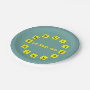 It's About Time! Paper Plate