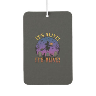 Its Alive Halloween Witch Pumpkin Black Cat Tombst Air Freshener