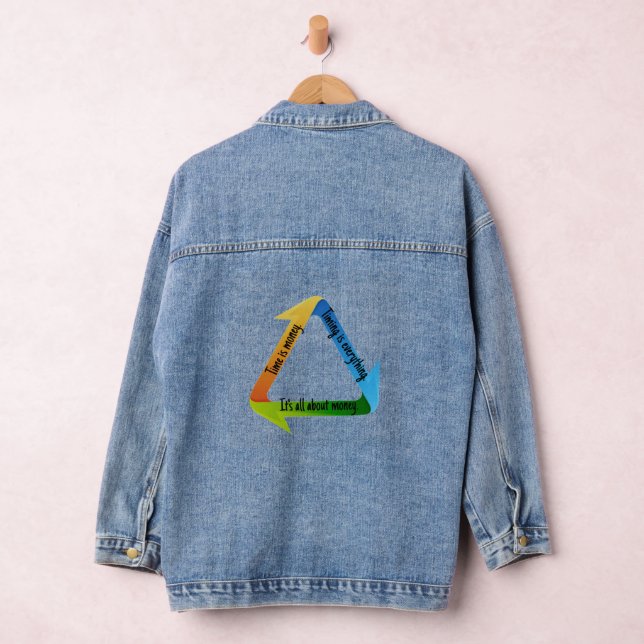 It's All About Money T-Shirt Denim Jacket (Hangar)