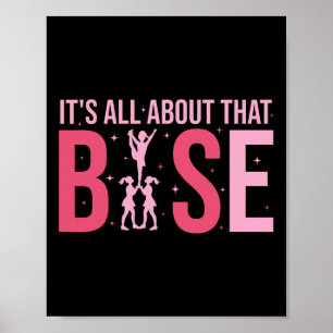 Its All About That Se Cheer Funny Cheerleader Chee Poster