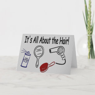 It's All About the Hair! Card