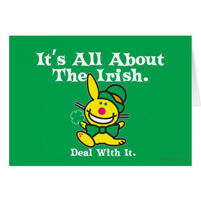 It's All About The Irish (green) (Front Horizontal)