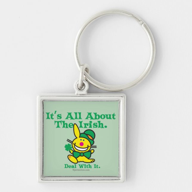 It's All About The Irish Keychain (Front)