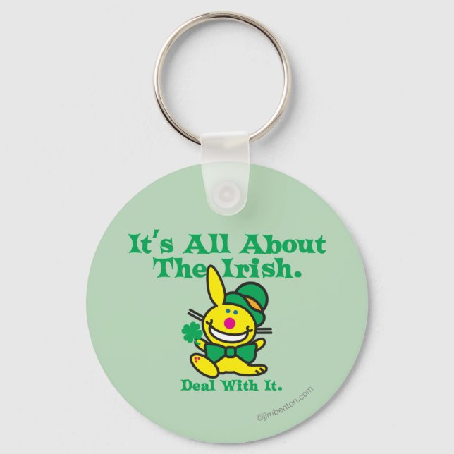 It's All About The Irish Keychain (Front)