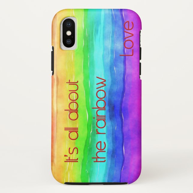 It's All About The Rainbow Love 03 Case-Mate iPhone Case (Back)