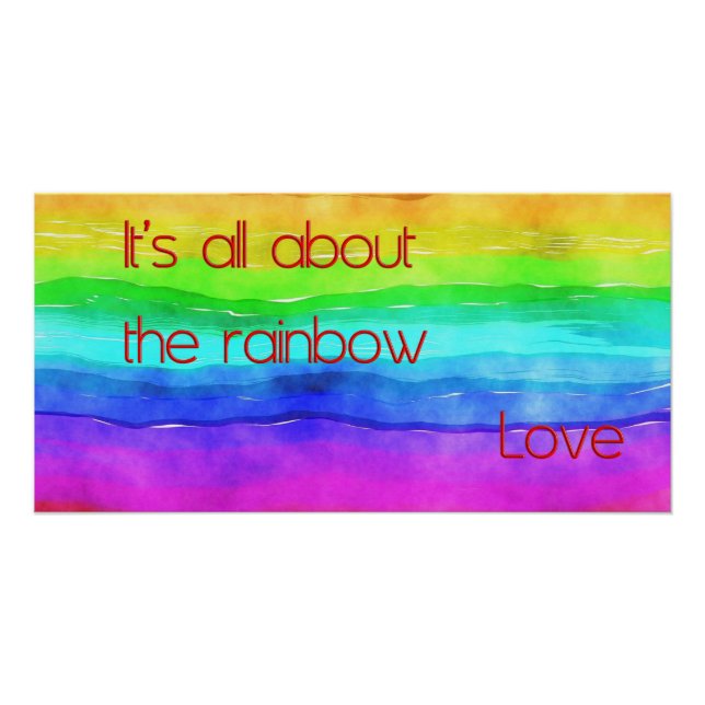 It's All About The Rainbow Love 03 Poster (Front)
