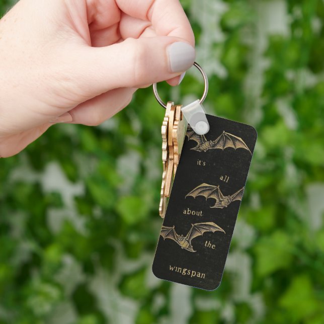 It's All About The Wingspan / bat boys / reader Keychain (Hand)