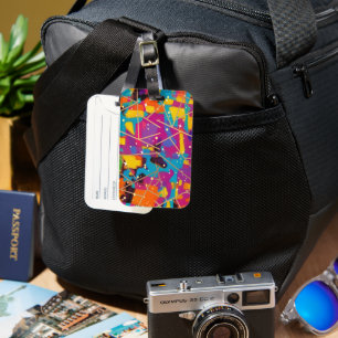 It's All Connected Abstract Luggage Tag