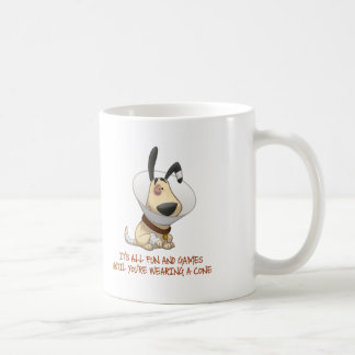 It's All Fun and Games Until You're Wearing A Cone Coffee Mug