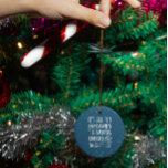 It's All Fun & Games Naughty List Christmas Ceramic Ornament<br><div class="desc">Modern and fun, this "it's all fun and games 'til Santa checks the naughty list" with snow falling ornament is a fun gift to give to friends and family this holiday season. Features a calligraphy/typography image of "it's all fun and games 'til Santa checks the naughty list" along with snowflakes...</div>