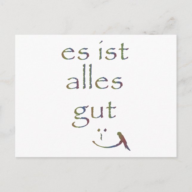 "It's all good" Postcard (Front)