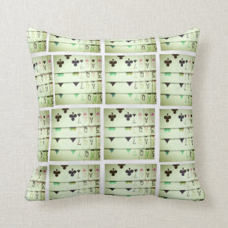 its all in the cards,light+dark throw pillow