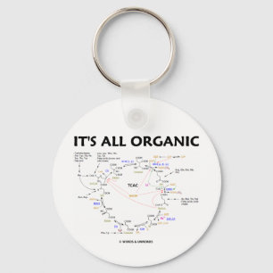 It's All Organic (Krebs Cycle / Citric Acid Cycle) Keychain