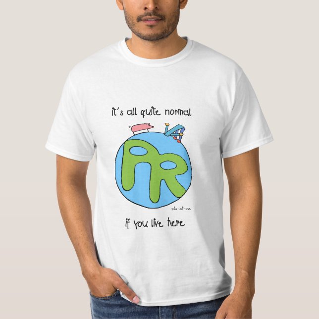 it's all quite normal, value tee-shirt T-Shirt (Front)