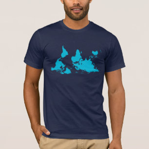 It's All Relative world map tee shirt