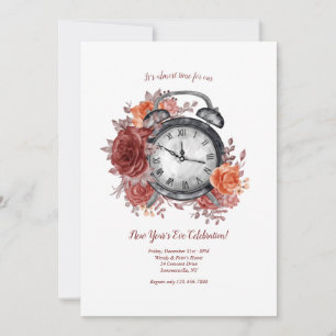 It's Almost Time New Year's Eve Invitation