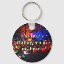 It's Always Halloween Pumpkins Keychain