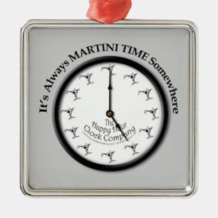 IT'S ALWAYS MARTINI TIME SOMEWHERE ORNAMENT