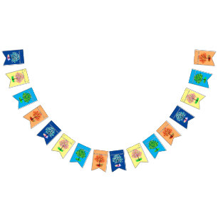 It's Always Pickleball Season - Four Seasons Tree Bunting Flags