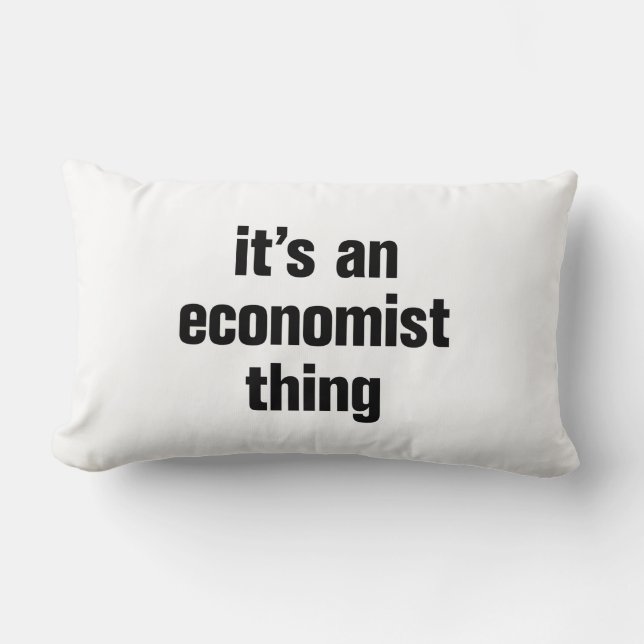 its an economist thing lumbar pillow (Front)