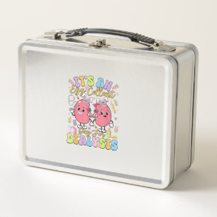 It's An Egg Cellent Day For Dialysis Easter Day T- Metal Lunch Box