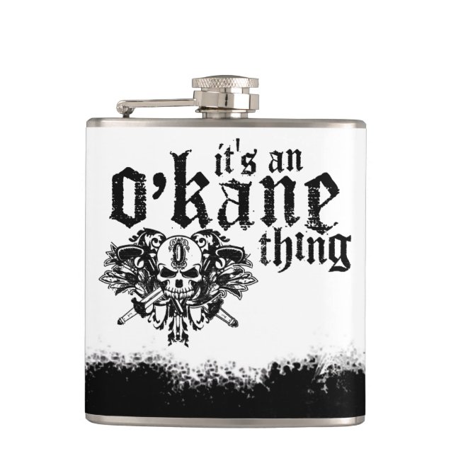 It's An O'Kane Thing Hip Flask (Front)