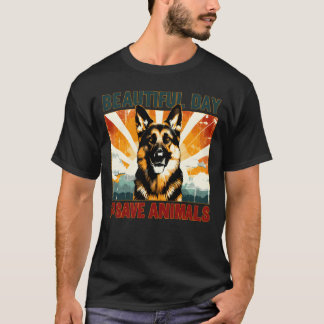 Its Beautiful Dayo Save Animals retro T-Shirt