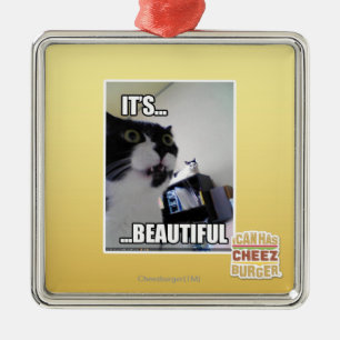 It's Beautiful Metal Ornament