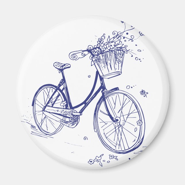 It's Beautiful Outside (Ink Blue) Magnet (Front)