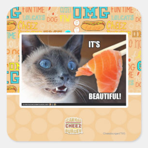 It's Beautiful! Square Sticker