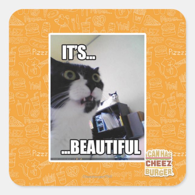 It's Beautiful Square Sticker (Front)
