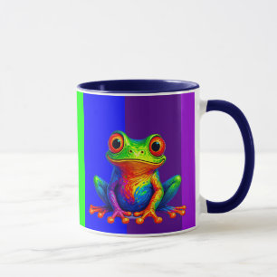 It's beautiful this mug with its funny frog.