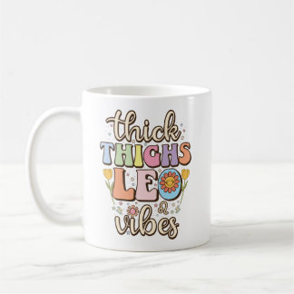 It's Because I'm A Leo Groovy Zodiac Astrology Coffee Mug