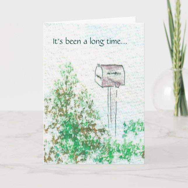 It's been a long time... card (Front)