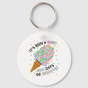 Its Been A Sweet 100 Days Of School Ice Cream 100t Keychain